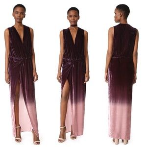Young Fabulous & Broke Ombré Velvet Dress